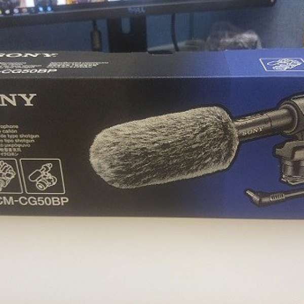 Sony ECM-CG50BP Shotgun Electret Condenser Microphone for Camcorder,