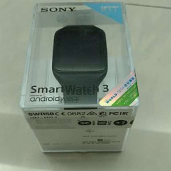 Sony smartwatch 3 SWR50 黑色 智能手錶