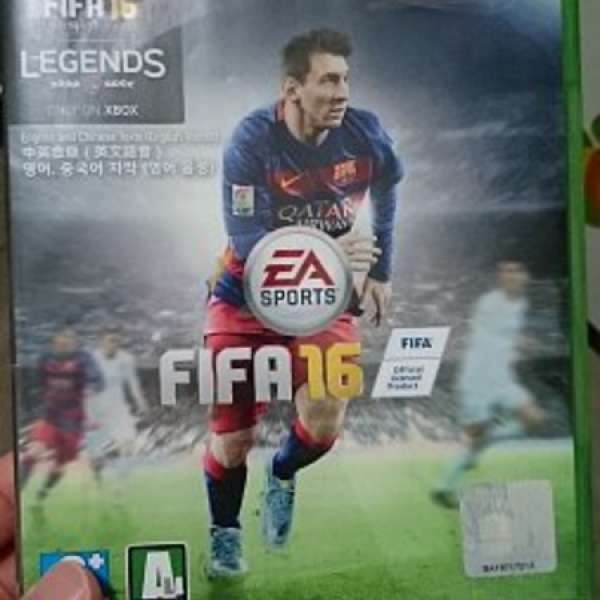 95% new xbox one game fifa16