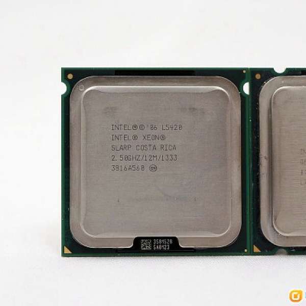 低功耗Intel Xeon L5420 LGA771硬改 775板可用