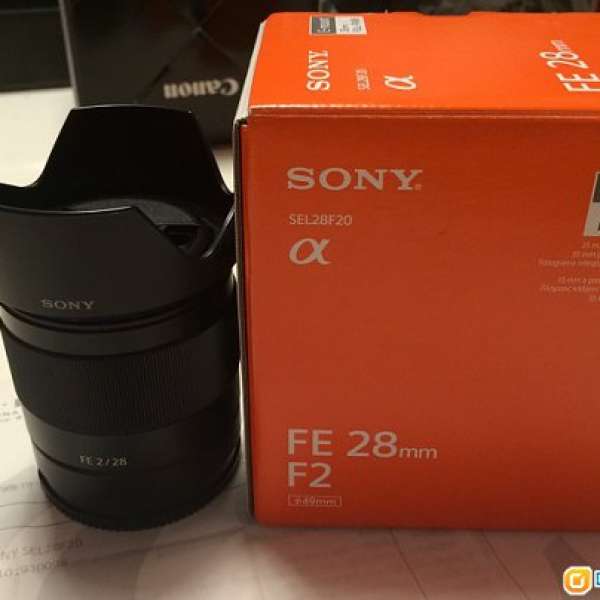 新淨有保SONY FE28mm F2 + CPL( SEL28F20 合Sony A7 A7S A7R i ii a6000 a6300等)