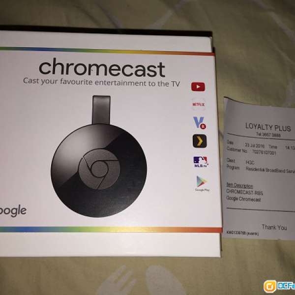 全新未開封行貨 Google Chromecast 2