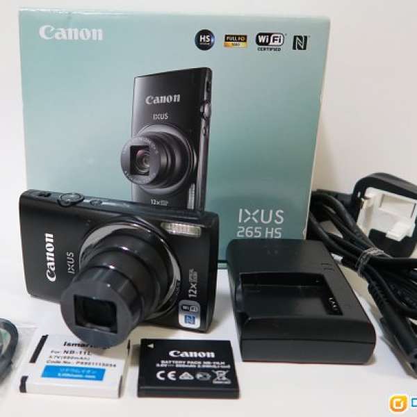 Canon Ixus 265 HS 12x, 16.0MP 95% new