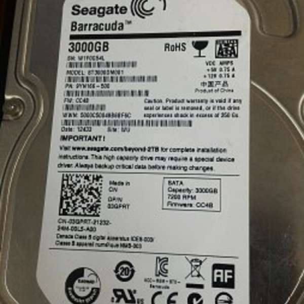 Seagate 3TB HDD