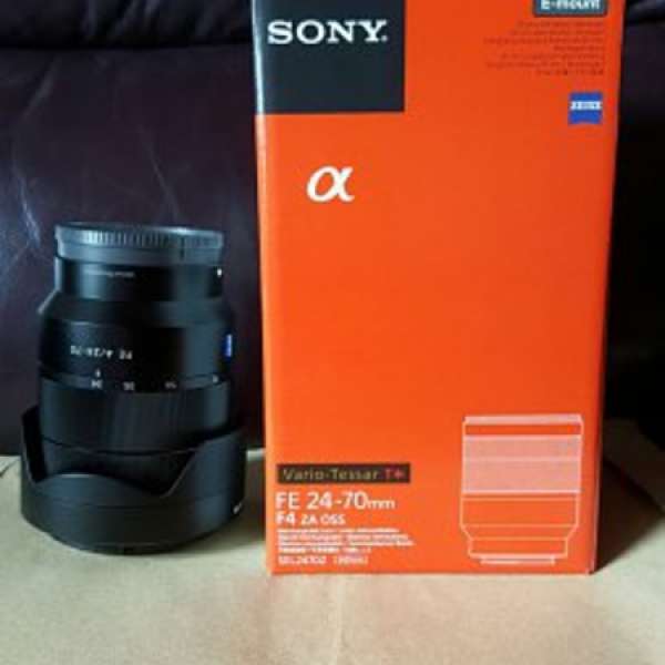 Sony Zeiss FE 24-70mm f/4 - 99.9% 新 - 有保用。