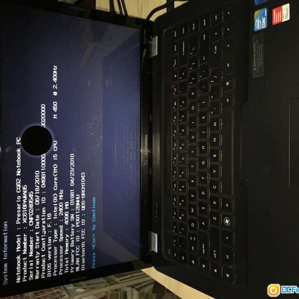 HP CQ62 Laptop