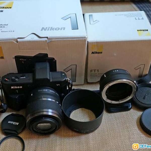 Nikon 1 V1 & 30-110mm set, FT1