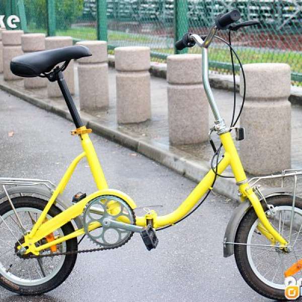 14" Yellow Folding Bike (屯門 天水圍 元朗)