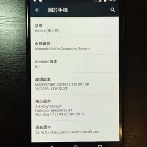 美版 Motorola Moto X 2nd Gen XT1096 5.2" 16GB UNLOCKED版 可用香港4G/3G
