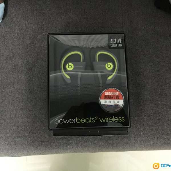 二手香港行貨 Powerbeats 2 Wireless (Grey/Lime Green)