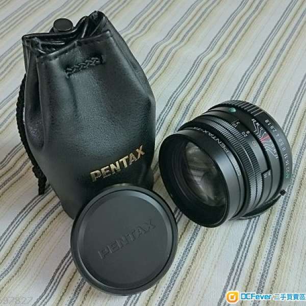 Pentax FA77mm/1.8連原裝鏡頭袋90%新