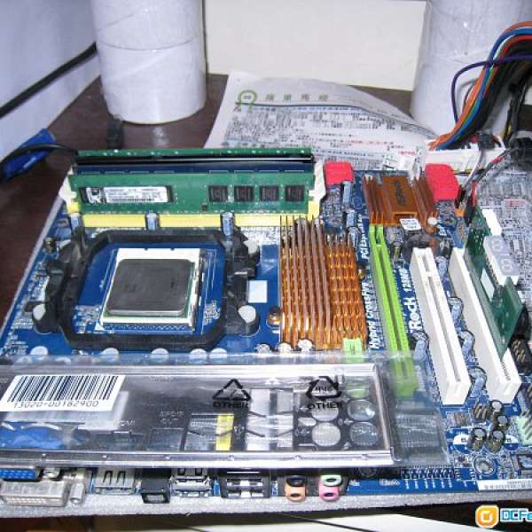 100%WORK - AMD Phenom FX5000 四核芯 CPU + Asrock 785G MATX + 3GB RAM