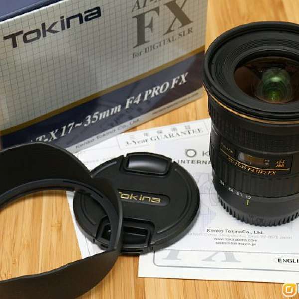 Tokina AT-X 17-35 F4 PRO FX [全新]