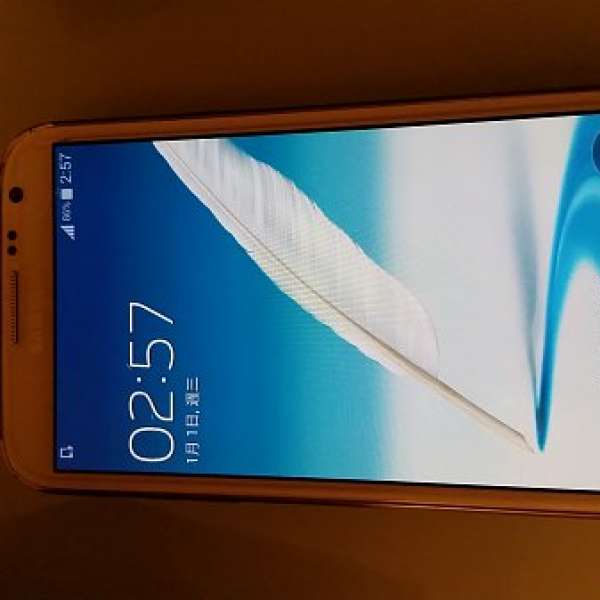 出售 Samsung Note2 LTE版本N7105  白色  GT-N7105