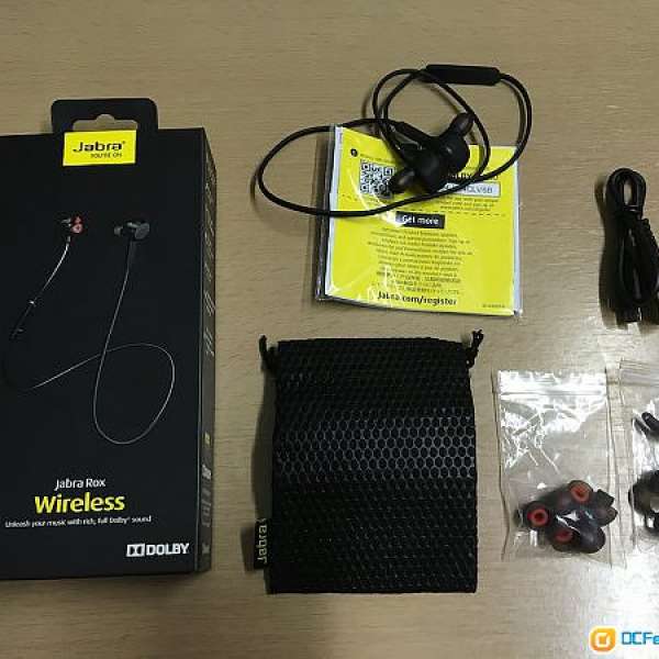 LIKE NEW 新 Jabra Rox Wireless Earphones 藍牙耳機無線bluetooth