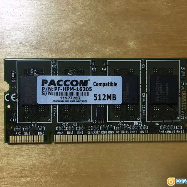 PC5300 DDR2 533 512M 256M RAM 筆記本記憶體2條