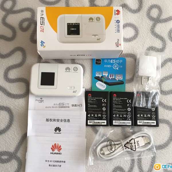 95%+ 新 Huawei 華為 E5375 4G LTE Pocket WiFi 路由器 150Mbps 中港所有台通用