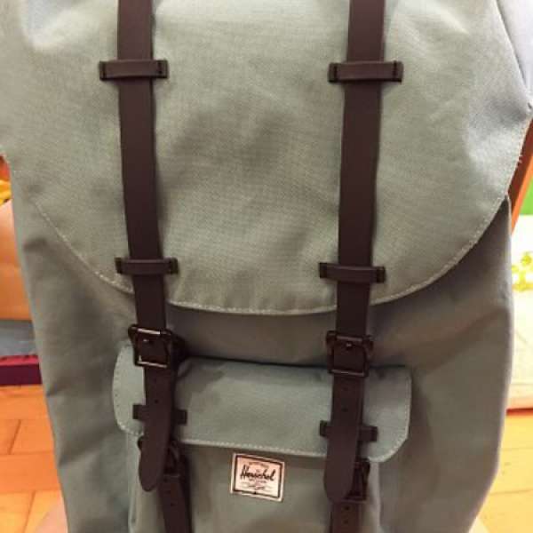 95%新 Herschel Supply Co. Little America backpack 綠色