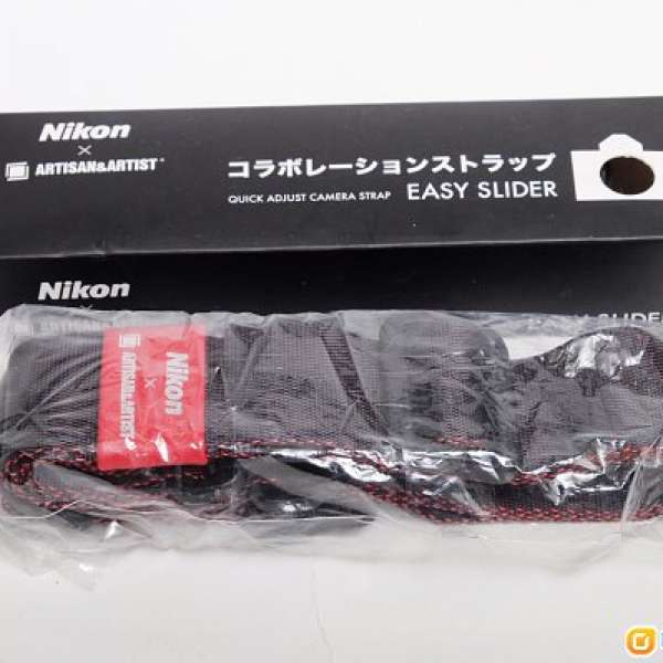 全新 Nikon x  Artisan & Artist Easy slider ACAM-E38R Camera Strap 相機帶