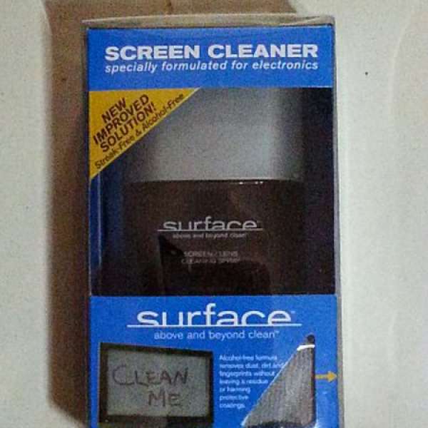 Surface 多用途熒幕清潔劑 (大支裝200mL) 內包抹布