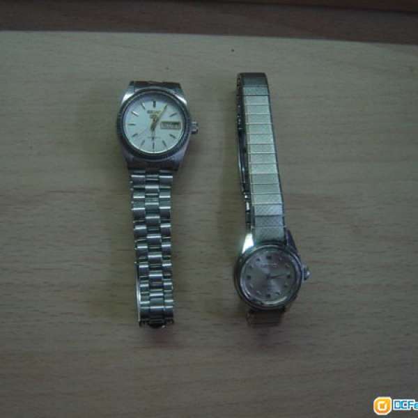 SEIKO 精工 自動及上鍊 機械 手錶各一,只售HK$120(不議價,請細看貨品描述)