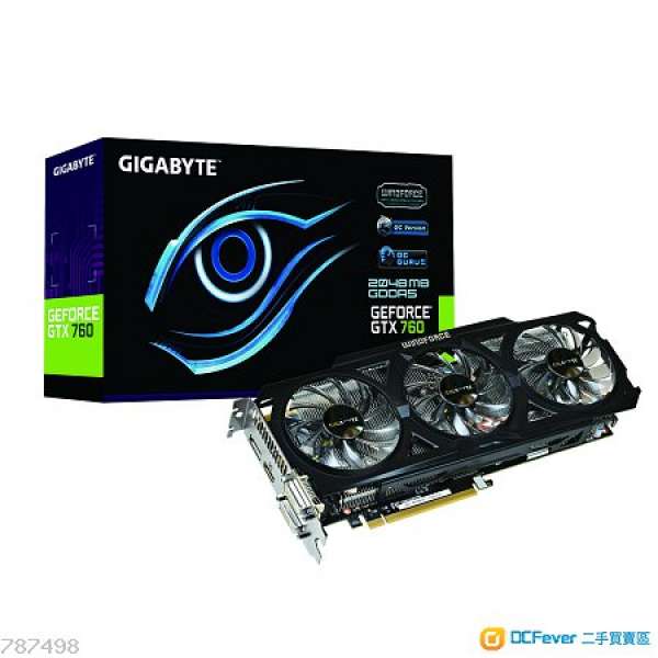 出售GIGABYTE GTX 760 GV-N760OC-2GB