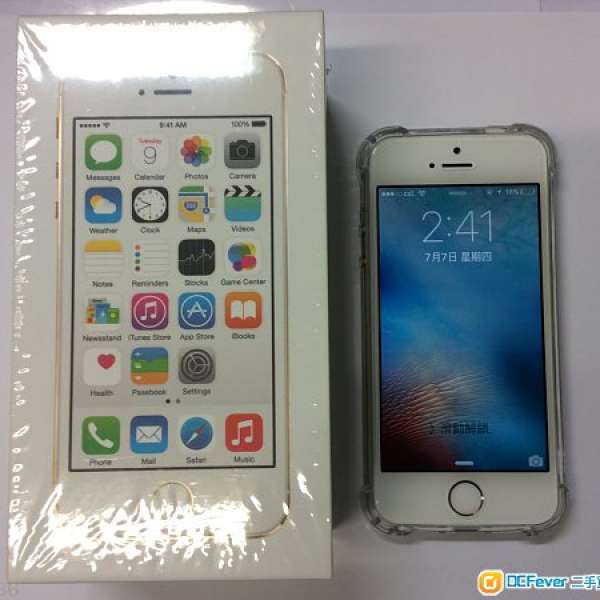 iPhone 5s 16GB 金色, 香港行貨, 有單有盒, 99.9% 新, 尋日剛買, 仲有一年保, 只限...