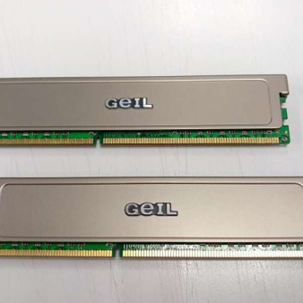 GeIL DDR3 1600MHz 4GB Kit Set (2GB x 2) (雙面) 永久保養