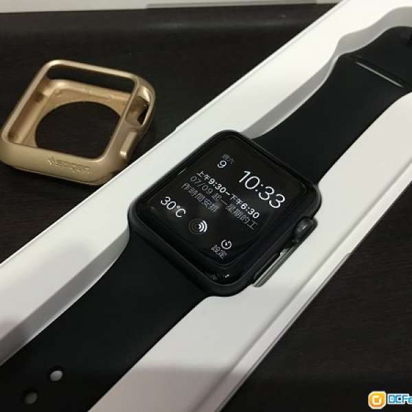 90% New Apple Watch 42 mm Sport Black 有Apple Care+保養