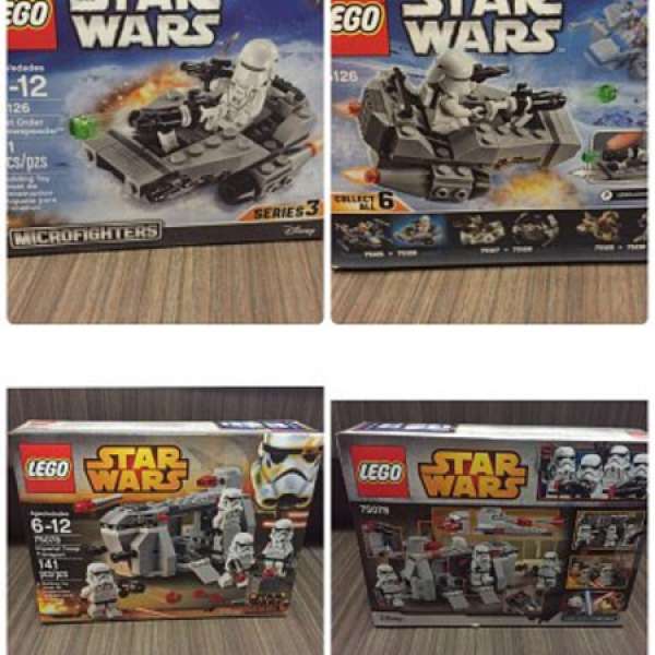 100% NEW 全新 LEGO STAR WARS 星戰 樂高 75078 75126