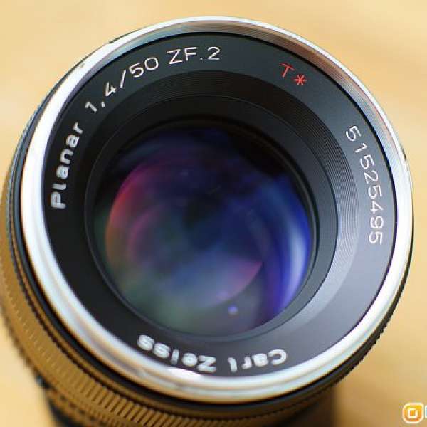 Carl Zeiss Planar T* 50mm/1.4 ZF.2. Nikon Mount