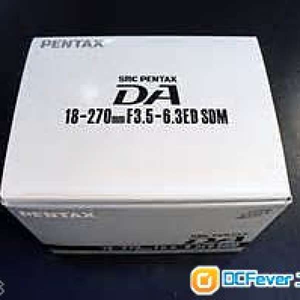 Pentax DA 18-270mm ED SDM 全新NEW