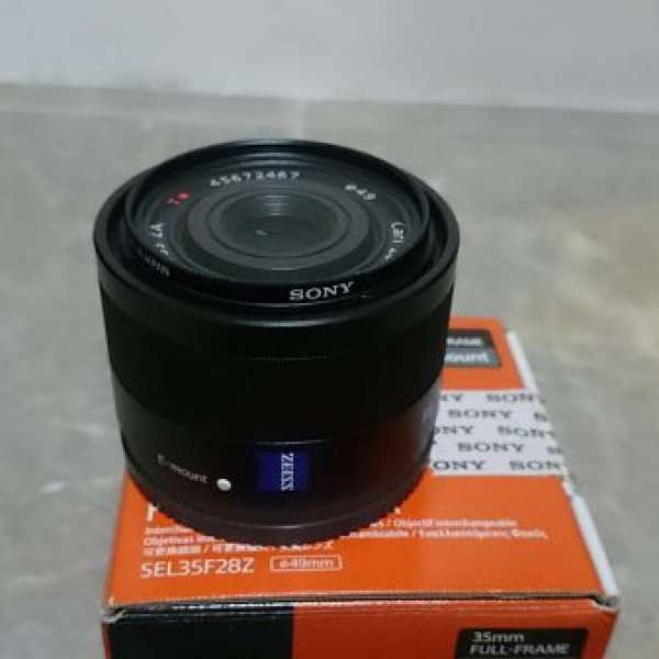 Sony SEL35F28Z Carl Zeiss Sonnar T* FE 35mm F2.8 ZA