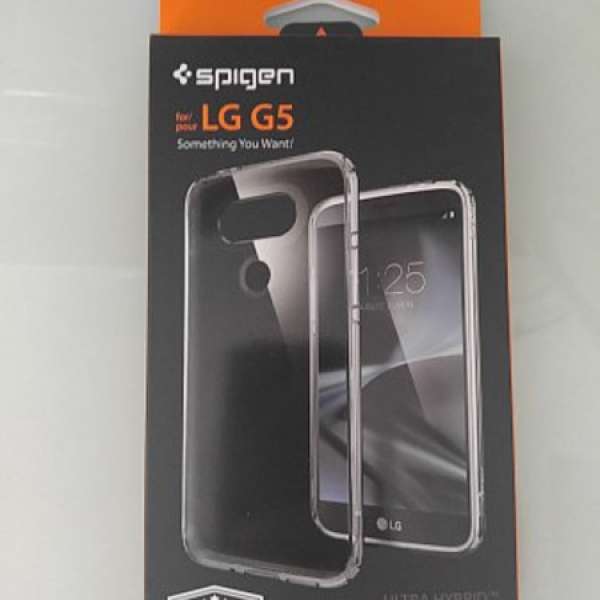 全新 spigen LG G5 防震 氣囊 透明 水晶 保護套 Ultra Hybrid case