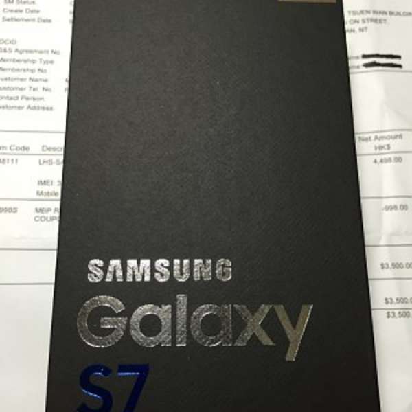 *未拆封*100%全新 Samsung Galaxy S7 G930FD 32GB香港行貨 金色 *跟CSL單據*行保至...