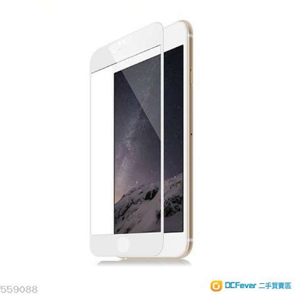 白色 iphone 6 6s 4.7 9H 全屏 全覆蓋 玻璃貼 鋼化膜 2.5D弧邊
