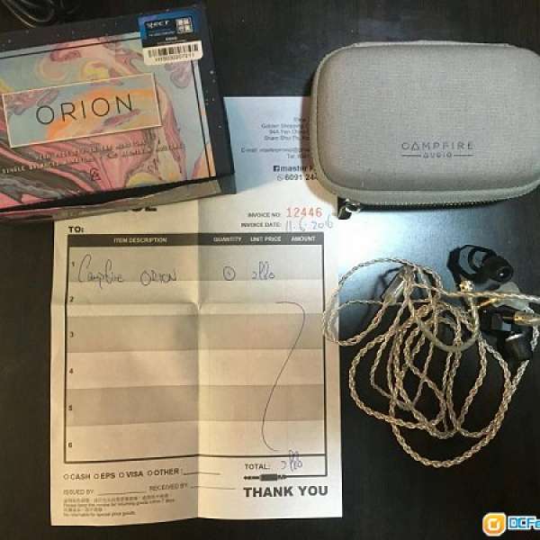 二手 95%新 Campfire Audio Orion 連單有保!