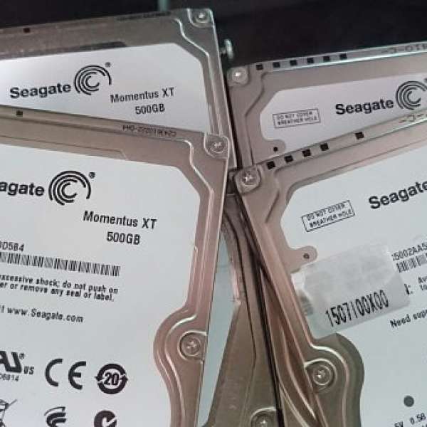 4 x Seagate 2.5" Momentus XT 500GB SSHD