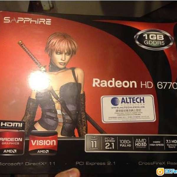 Sapphire Radeon HD6770 1GB GDDR5 - HK$280