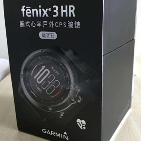 Garmin Fenix 3 HR 行貨 中文版 極新淨