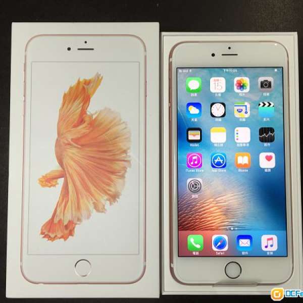 *100%全新 Apple iPhone 6S Plus 5.5 *64GB 香港行貨 玫瑰金 *行保至*10/8/2017 ！