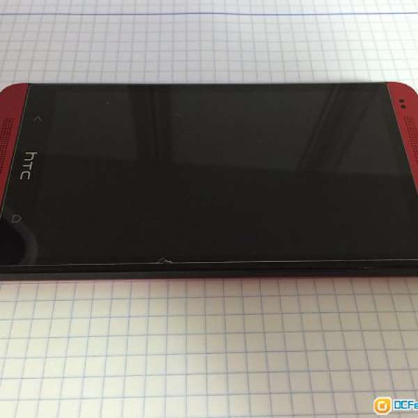 80%新 HTC One M7 紅色