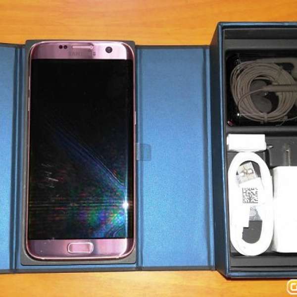 Samsung S7 Edge 台版粉金色用Samsung 8890 全套99%新