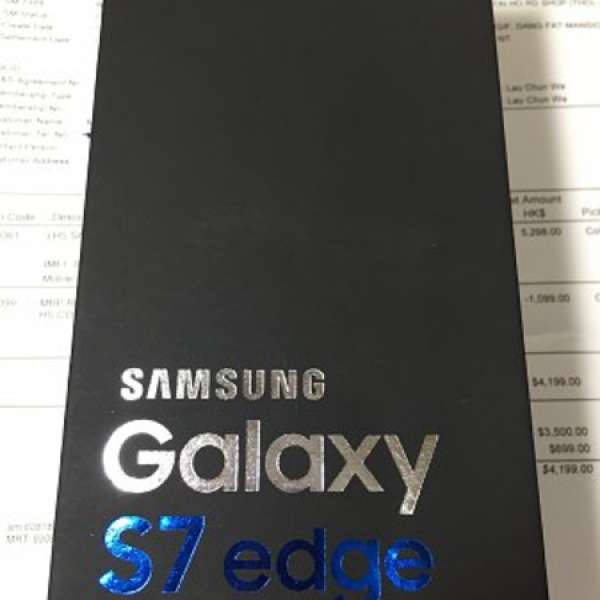 *未拆封100%全新 Samsung Galaxy S7 Edge G9350 32GB 行貨玫瑰金*跟CSL單據*行保至...