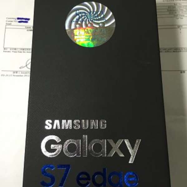 *未拆封100%全新 Samsung Galaxy S7 Edge G9350 32GB 香港行貨 黑色*跟單據*行保至...