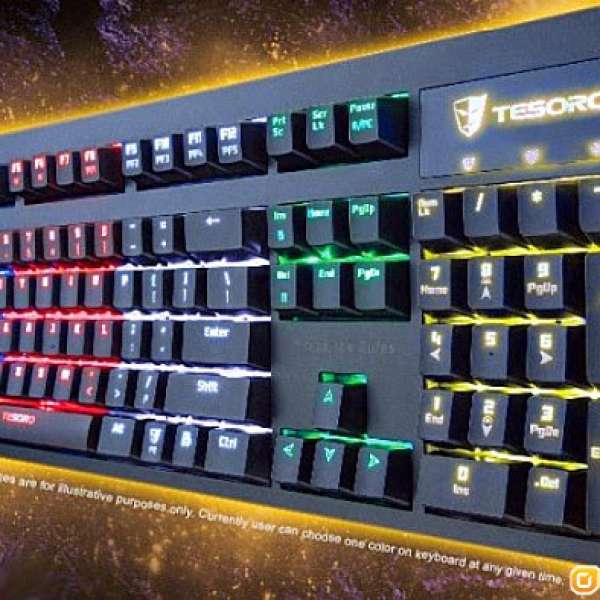 TESORO Excalibur RGB Keyboard  青軸鍵盤