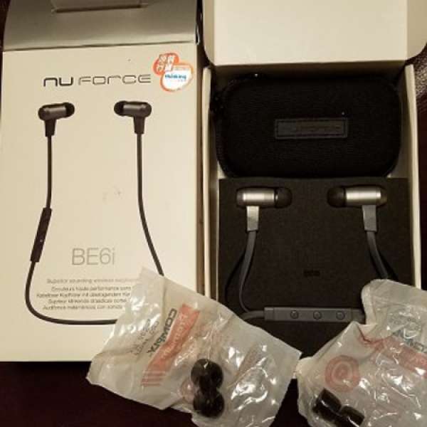 Nuforce BE6i bluetooth earphones