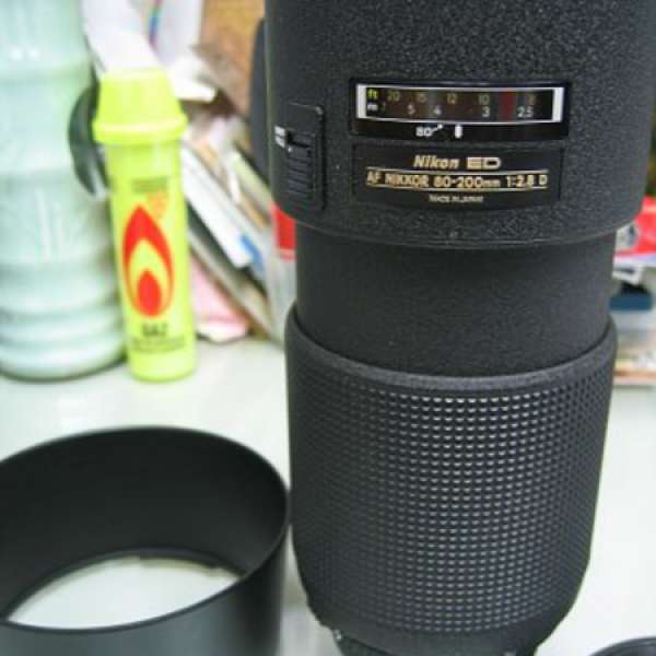 放逾90%新小黑二Nikon 80-200 AF ED2.8鏡=$2600