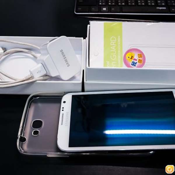 港行白色 Samsung note 2 n7105 LTE 4g 16G