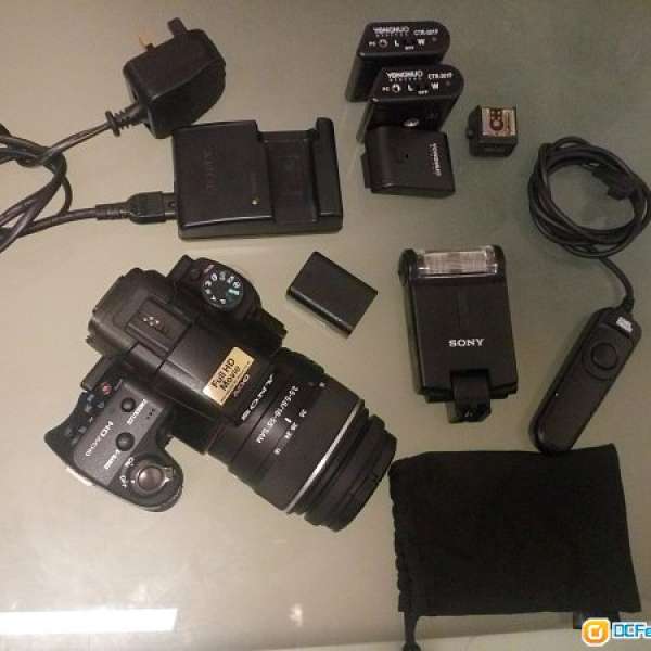 SONY A33 1855 kit , 20閃燈 , 無線飛燈器 , 快門線 .